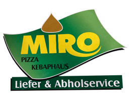 Miro Pizza & Kebaphaus logo.
